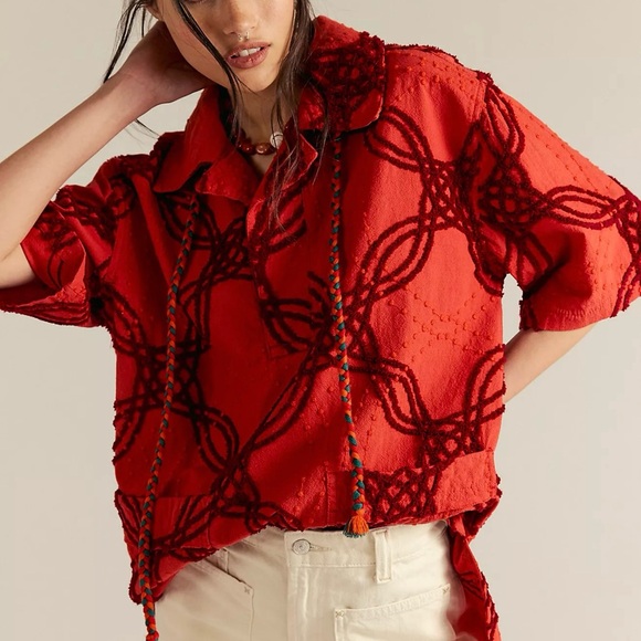 NWT Free People We The Free Malta Terry Top - Picture 1 of 14